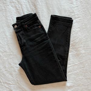 H&M high rise jeans
